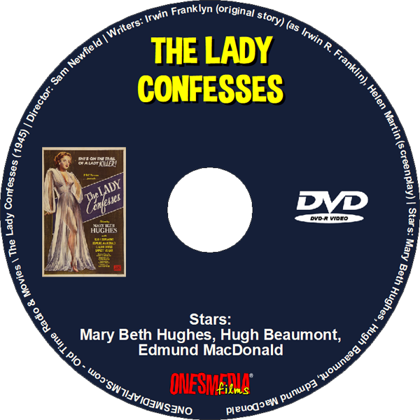 THE LADY CONFESSES (1945) - Click Image to Close